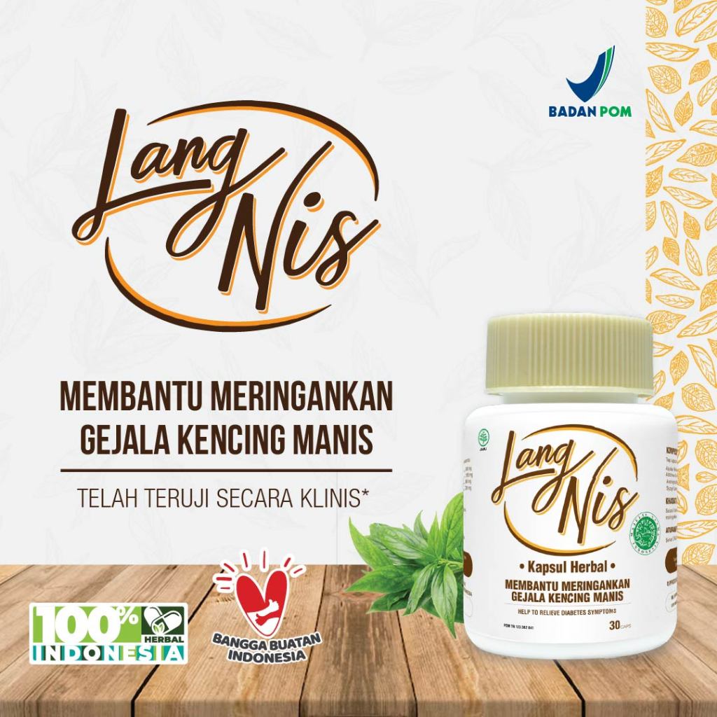 Langnis 30 Kapsul Membantu Meringankan Gejala Kencing Manis